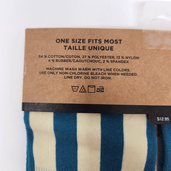 Hallmark Toe Of A Kind Crew Socks "I Lean Left" Patriotic Donkey - Picture 6 of 7